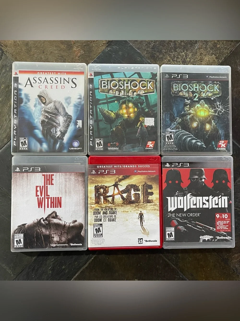 Lot of 11 Sony PlayStation 3 PS3 Games Bioshock Evil Within Farcry Wolfenstein - Picture 2 of 3